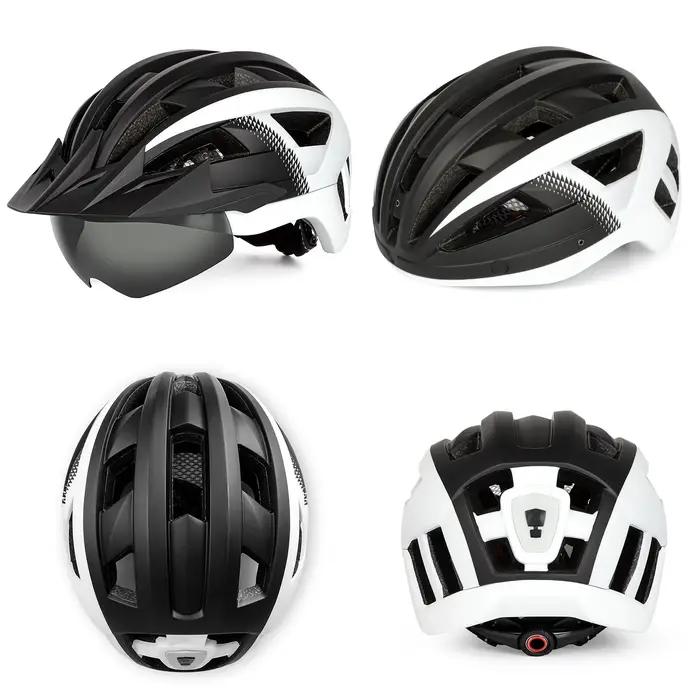 VICTGOAL Casque de vélo pour hommes Lunettes de protection solaire