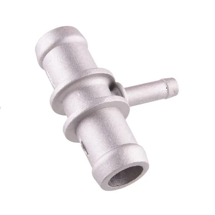 2 pièces 3/4 ''5/16'' 3/4 ''argent 20mm-8mm-20mm té tuyau de chauffage liquide de refroidissement ré
