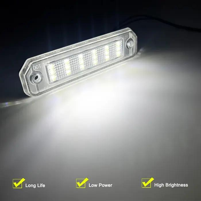 Ensemble d'éclairage de plaque d'immatriculation LED 12V pour Honda Civic EJ/EG/EK Series 91-00 CR-X