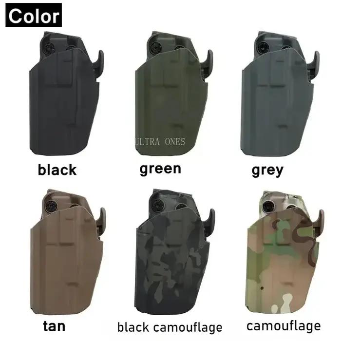 Étui tactique pour pistolet G17 20 21 22 37 SIG P226, étui de ceinture pour pistolet de chasse et de