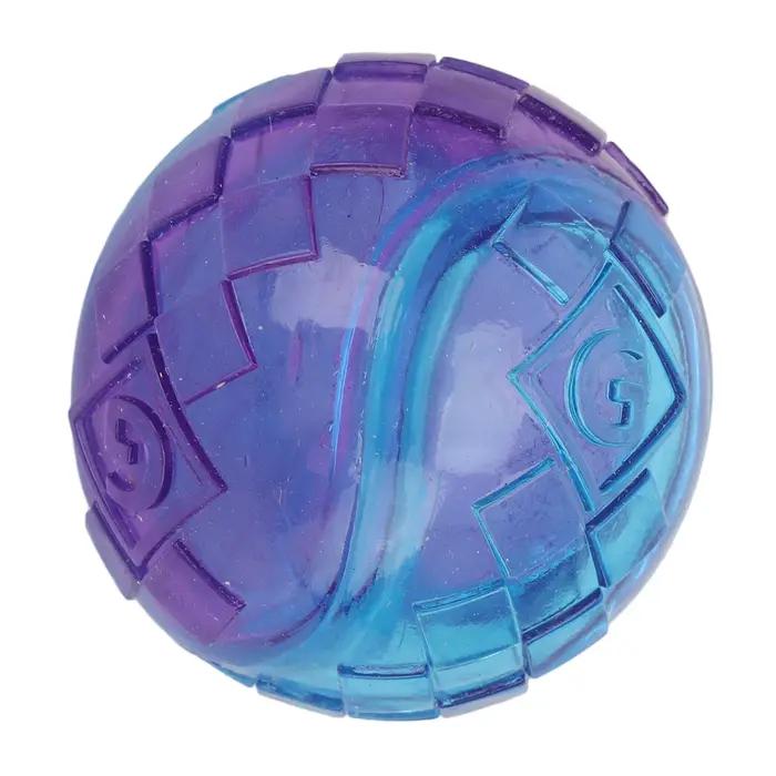 Balle à mâcher grinçante pour animaux de compagnie, boule de dentition pour chiot, degré de morsure