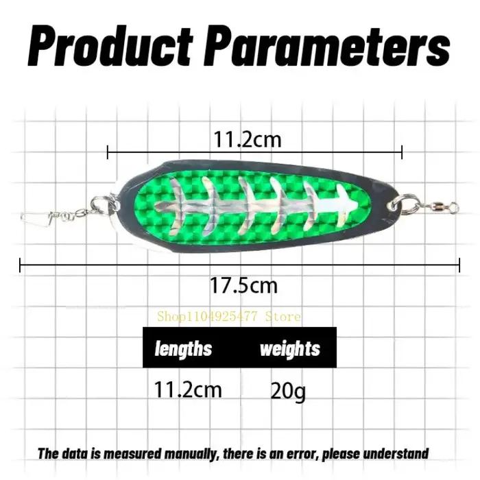Leurre de pêche à la traîne pour saumon 112 mm oscillant nageur robuste pour pêche en haute mer lac rivière occasionnels cadeaux de pêche