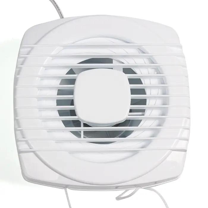 220V 4/6/7 pouces 110/150/180mm silencieux ventilation forte ventilateur d'extraction pour fenêtre mur salle de bains