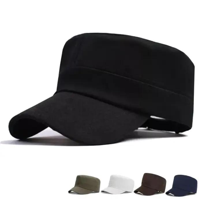 Casquette unisexe Vintage unie, style cadet, réglable, disponible en cinq couleurs, accessoire de mode classique pour hommes et femmes, 1 pièce