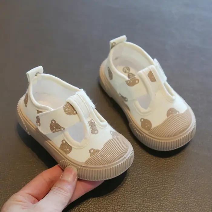 Chaussures décontractées à bouche carrée pour garçons/filles
