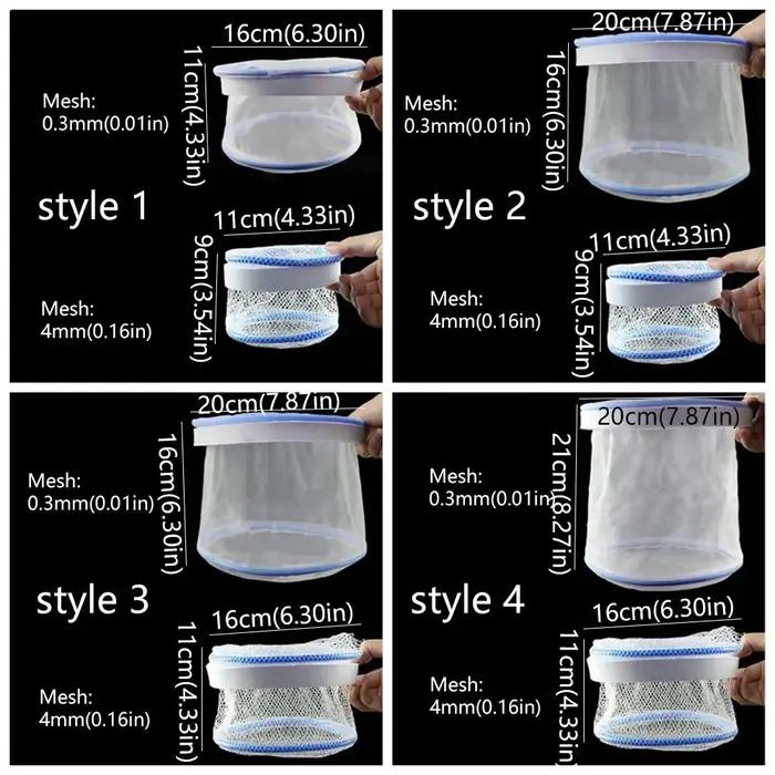 Équipement d'élevage filet d'élevage ventilé Guppy perméable Portable boîte d'isolation d'aquarium filet d'élevage en Nylon aquarium