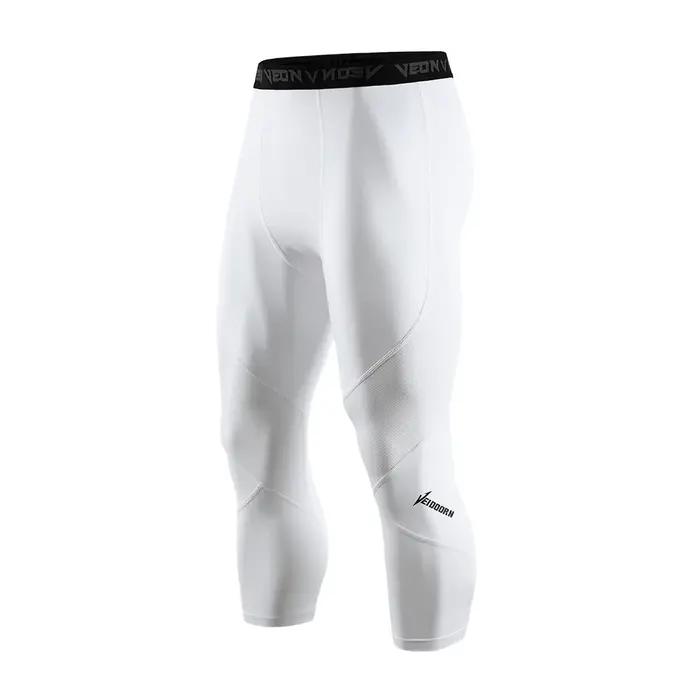 Collants de Compression doux 3/4 pour hommes