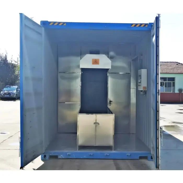 Machine de crémation personnalisée, équipement de crématorium portable pour incinérateur humain, système informatisé