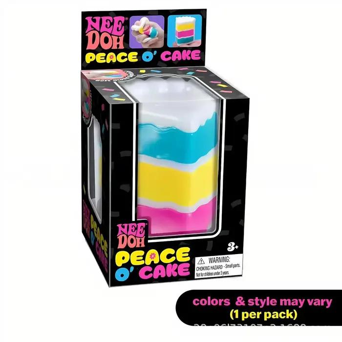Schylling Needoh Nice Cube Sensory Nice-Sicle, cube sensoriel anti-stress, objet à presser anti-anxi