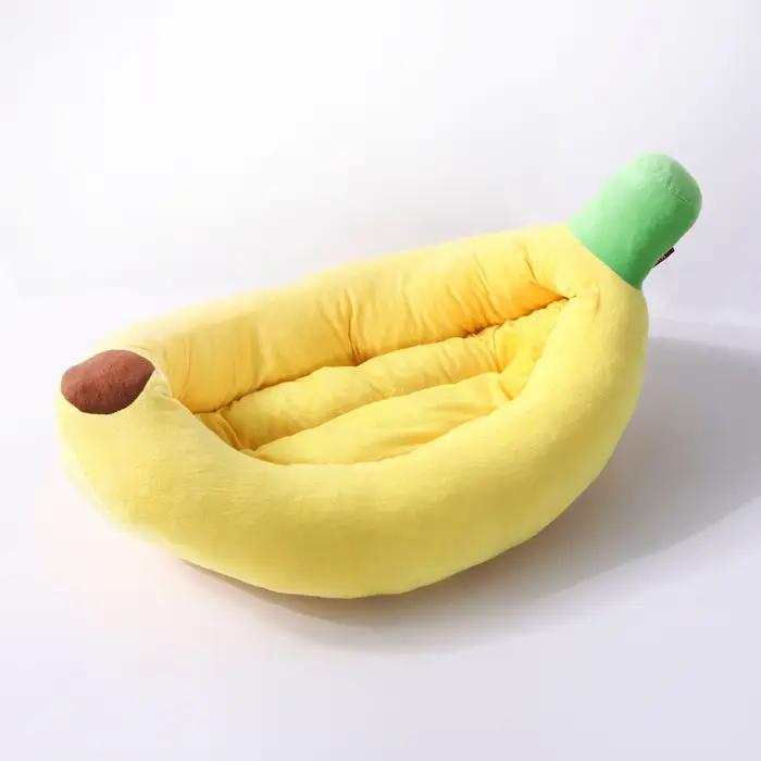 Banana Shape Pet Litter Dog Kennel Cat Litter Four Seasons General Warm Small Medium and Large Dog B