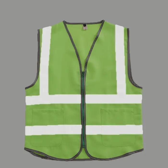 Gilet de garde de sécurité taille M-4XL avec poches, gilet haute visibilité, vêtements de travail de protection pour la Construction en plein air
