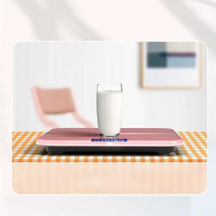 Balance de poids dispositif de pesage de perte affichage LED balance de poids corporelle intelligente balance électronique de précision pour bureau à domicile adulte