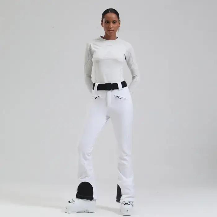 Pantalons de Ski femmes Sport Ski ensemble coupe-vent imperméable vêtements de neige montagne mince Snowboard porter en