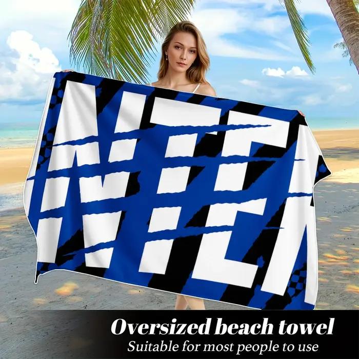 Serviette de plage en microfibre douce et à séchage rapide