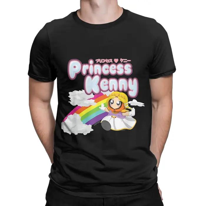 T-shirt South Park princesse Kenny homme coton col rond design imprimé hauts esthétiques pour homme styles décontractés occasions quotidiennes