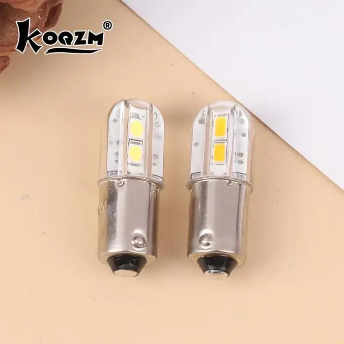 BA9S-Ampoule LED 6V, Ampoules de Mise à Niveau, 4LED, Remplacement pour Lampe de Poche, Sauna, Moteu