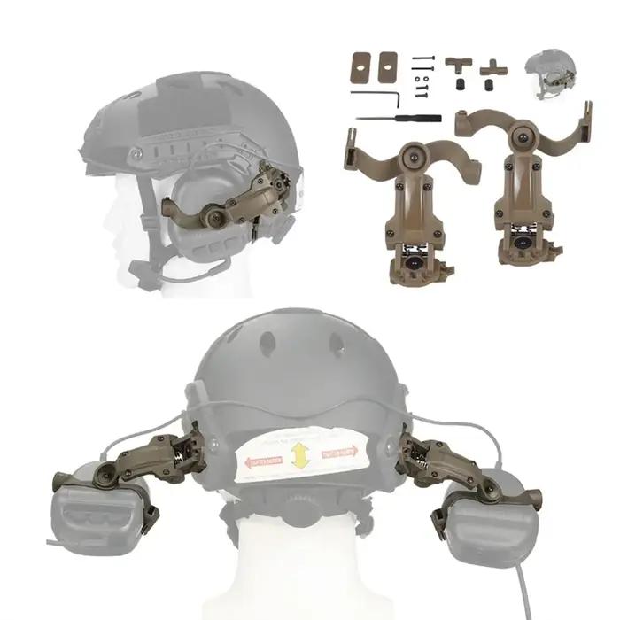 Adaptateur de montage sur Rail de casque tactique à Angle libre