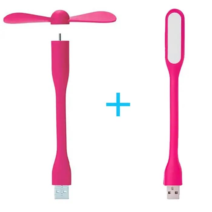 Mini ventilateur USB créatif et lumière LED pour refroidir et éclairer votre espace de travail, idéal pour les étudiants, les voyageurs et les employés de bureau, occasions spéciales