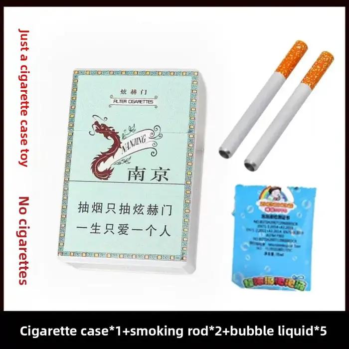 Boîte à cigarettes en plastique anti-stress avec machine à bulles portable pour adultes et enfants, accessoire de décoration et détente pour bureau et extérieur