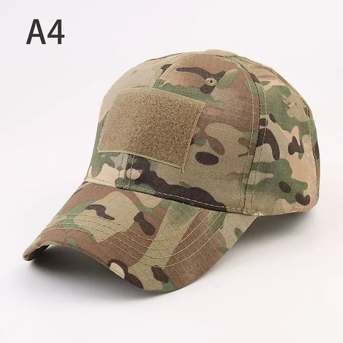 Casquette militaire camouflage réglable pour paintball