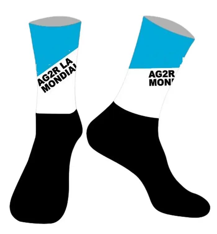Chaussettes/Gants de cyclisme AG2R CMA CGM TEAM découpés au laser