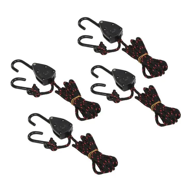 Cliquets de serrage de corde de Kayak, crochet de trempage antirouille, poulie à cliquet pour croche