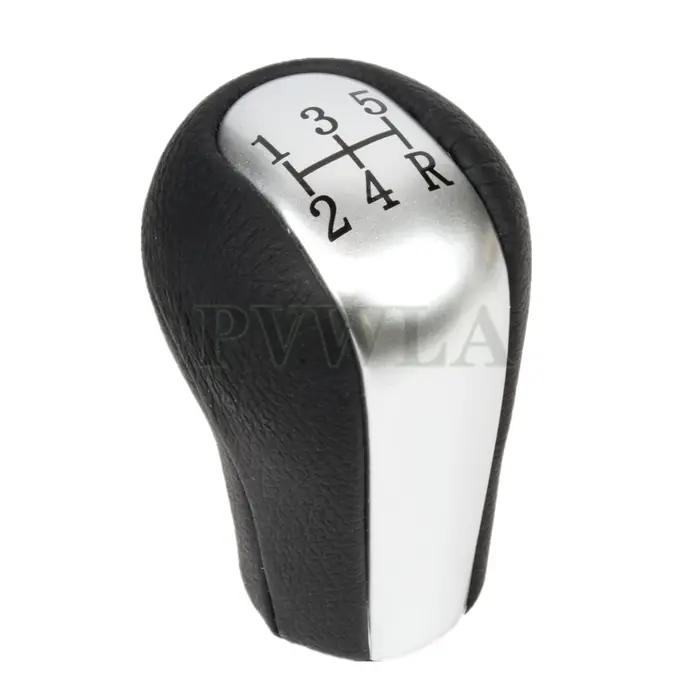 Pommeau de levier de vitesse manuel 5/6 vitesses et soufflet en cuir PU pour Toyota AVENSIS T25 MK2