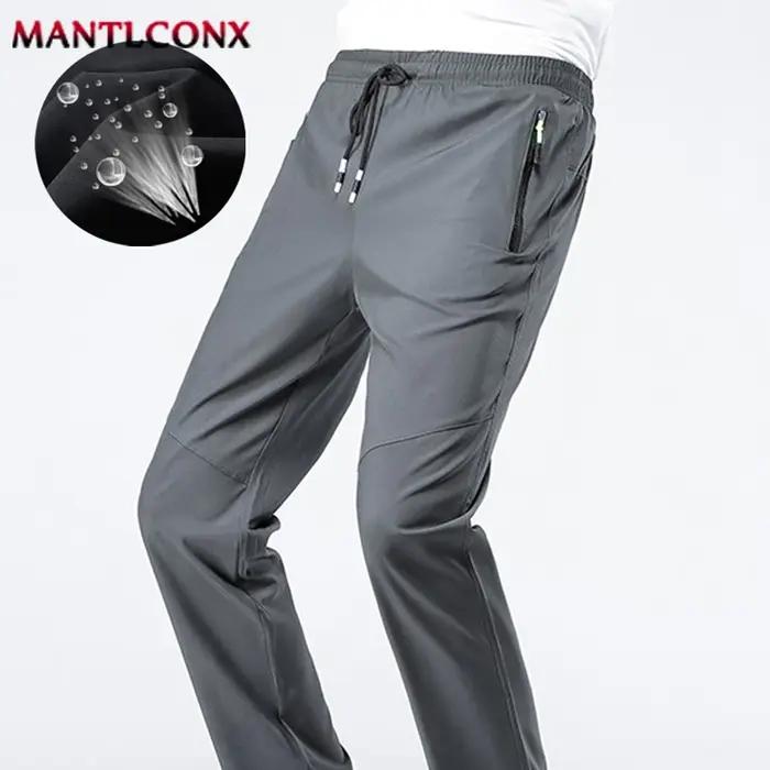 Pantalon de sport homme taille élastique respirant séchage rapide 4XL 5XL pour running fitness