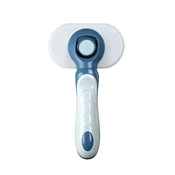 Brosse autonettoyante en un clic pour animaux de compagnie