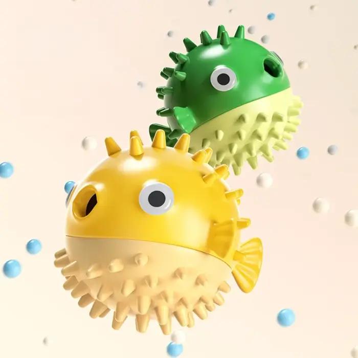 Jouet en forme de poisson-bouffant résistant aux morsures et distributeur de friandises pour la santé dentaire pour Corgi Poodle Golden Retriever chiens occasions spéciales sorties jeuxextérieur