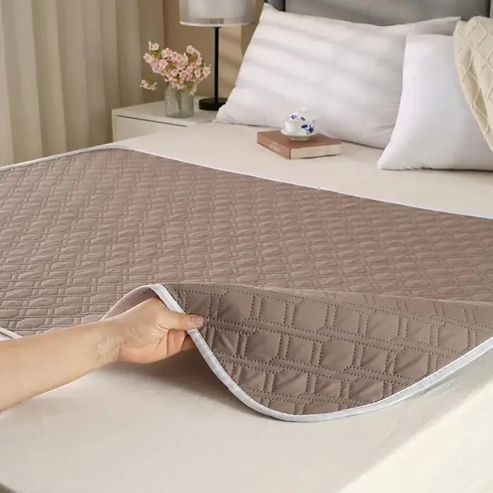Coussinets d'incontinence lavables 80x120cm pour personnes âgées et animaux de compagnie – Tapis de soins de lit