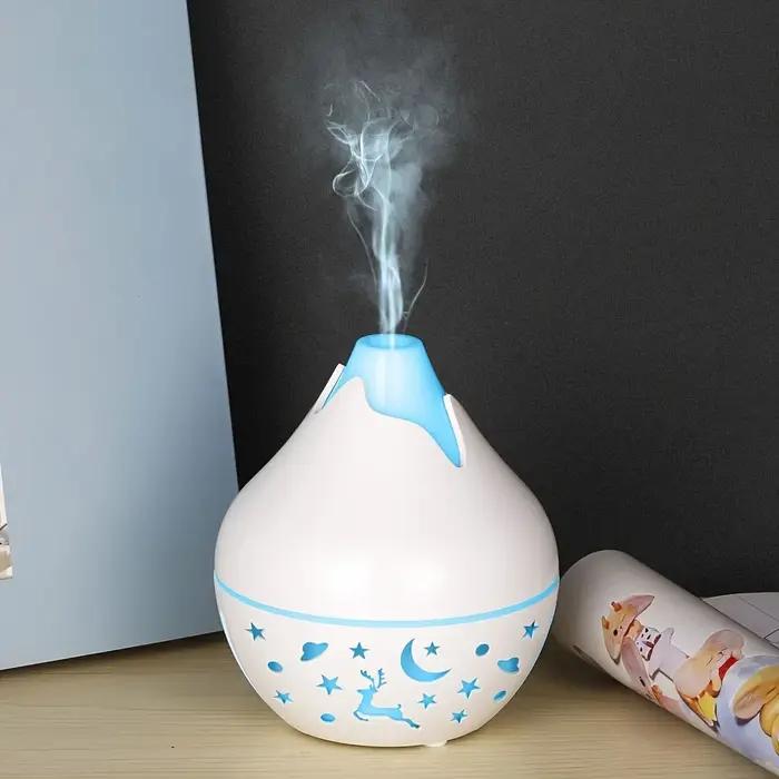 Humidificateur multifonctionnel 200ml diffusant huiles essentielles alimenté par USB pour maison et bureau occasions spéciales bien-être santé atmosphère apaisante