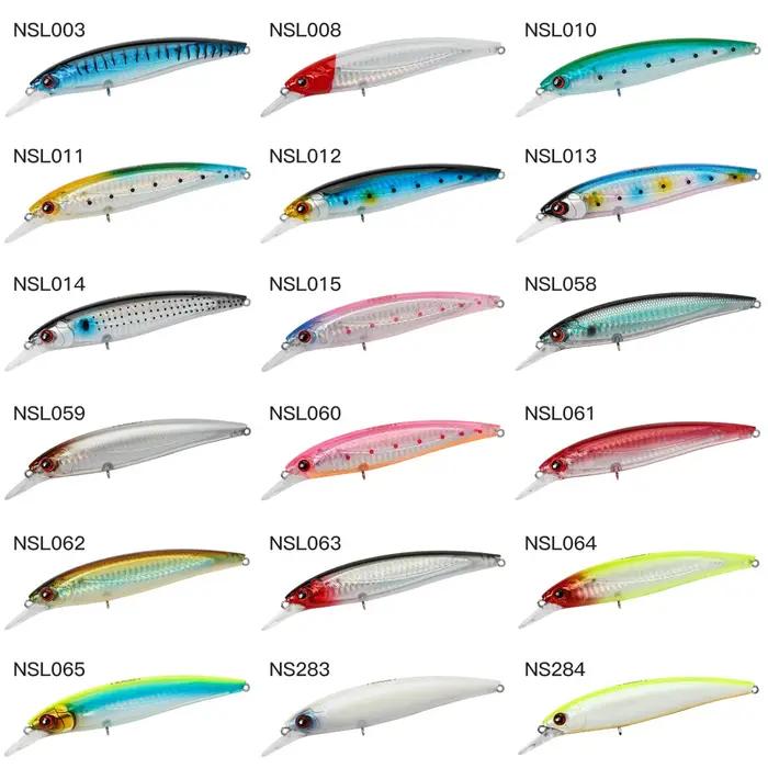 Noeby Minnow leurre de pêche 100mm 13.6g flottant Wobbler Jerkbait appât dur artificiel pour bar leu