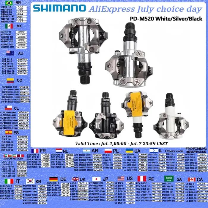 Shimano Deore M6000 M520 pédale PD-M520
