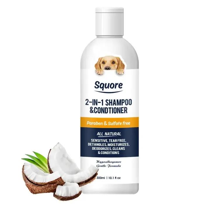 Shampoing désodorisant pour animaux de compagnie, formule hydratante naturelle avec équilibre PH, mo