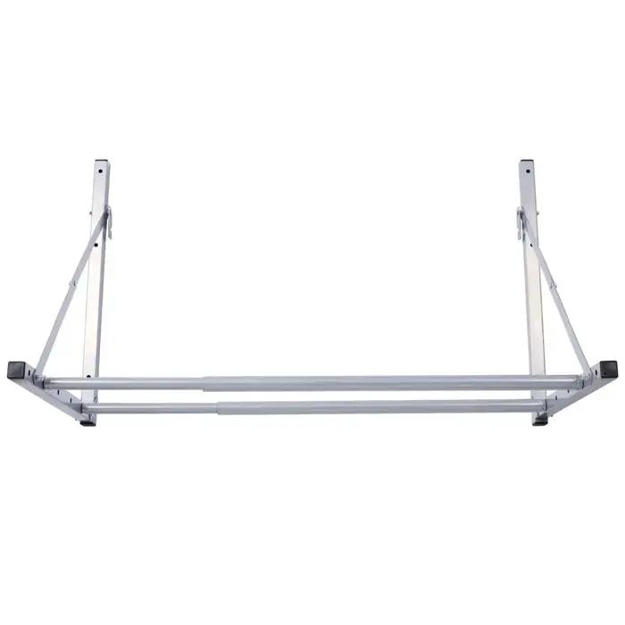 Dreamzon-Rangement mural pliable, 30.5 à 50.5 amarans de large, supporte 300 livres, argent