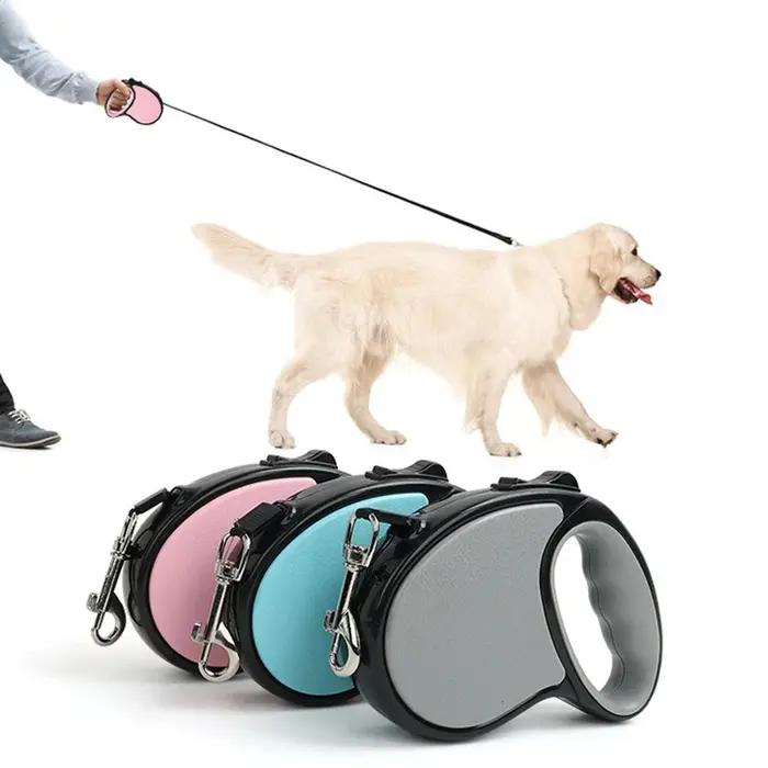 Laisse rétractable en Nylon Durable pour petits et moyens chiens