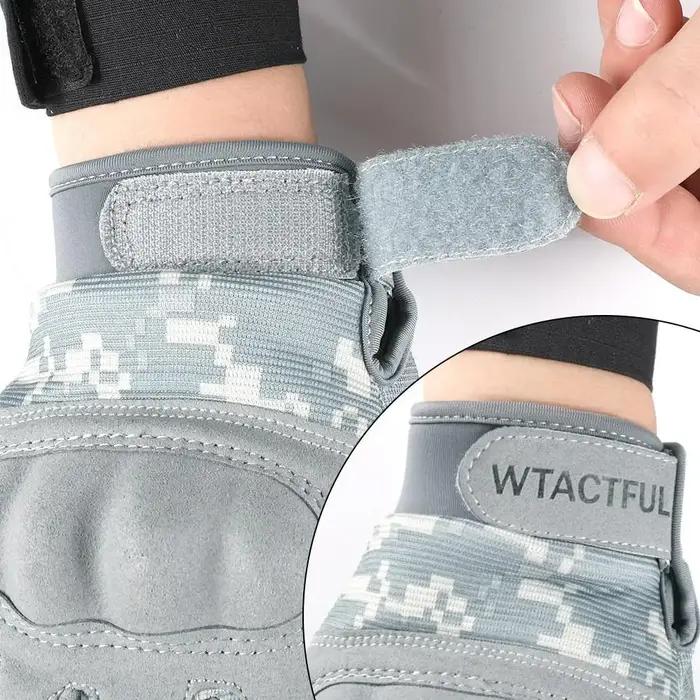 Gants tactiques camouflage anti-usure - Anti-dérapants pour équitation, tactiles et outdoor polyvalents
