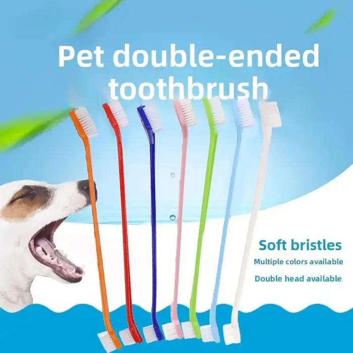 Brosse à dents pour chien et chat pour animaux de compagnie de grande et petite race