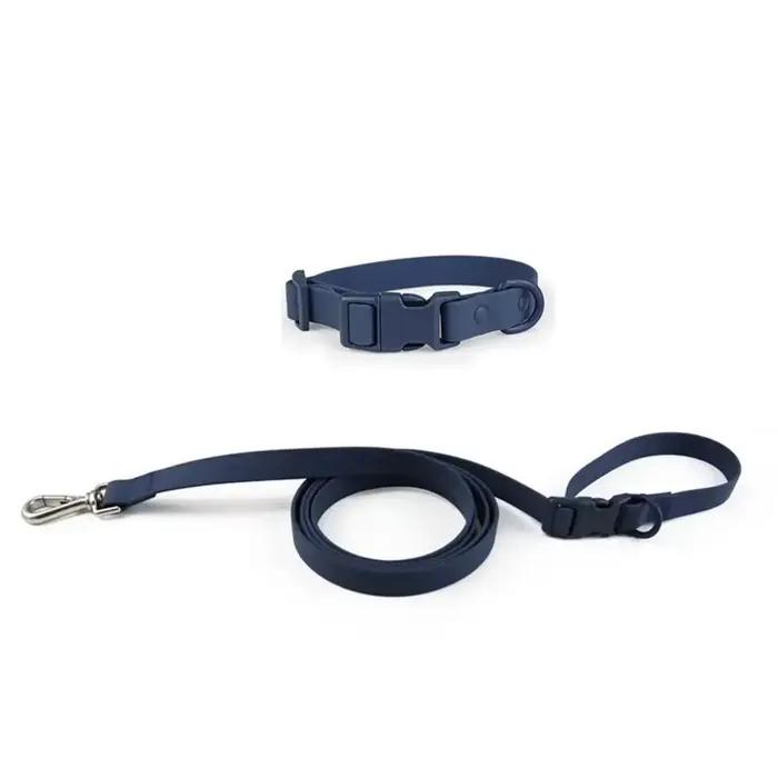 Ensemble de laisse de collier de chien réglable, sangle élastique, colliers pour animaux de compagni