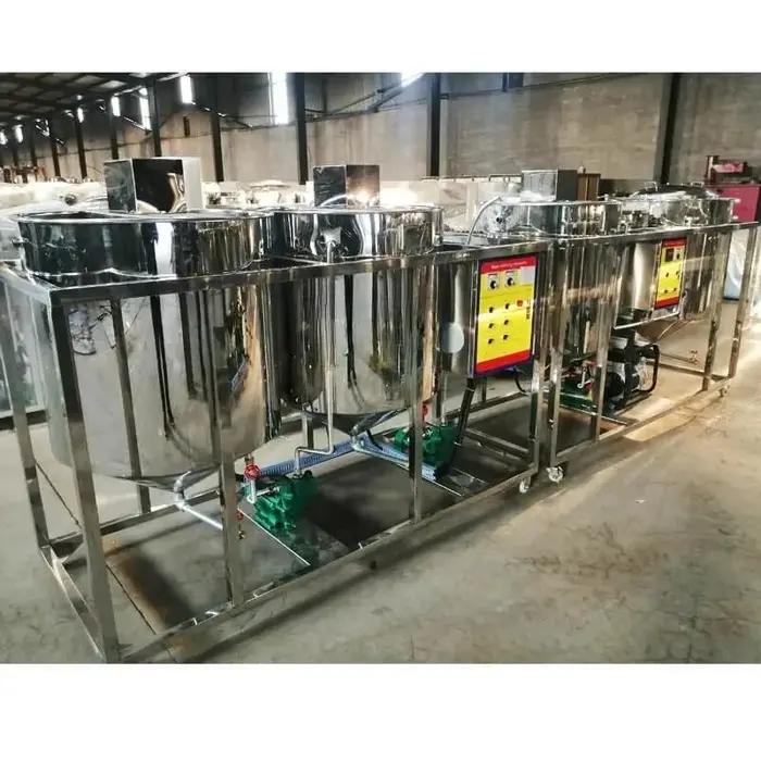 Usine de raffinage d'huile comestible à petite échelle personnalisée 2025 – Équipement complet de traitement de l'huile de palme et machines de raffinage