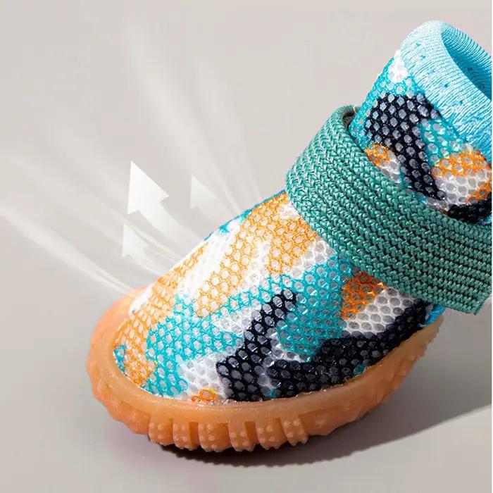 Chaussures en maille respirante pour chiots