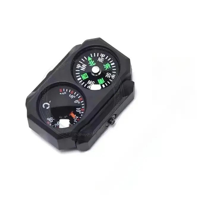 Boussole tactique universelle 20mm avec thermomètre - Outil de précision pour outdoor et SLR416