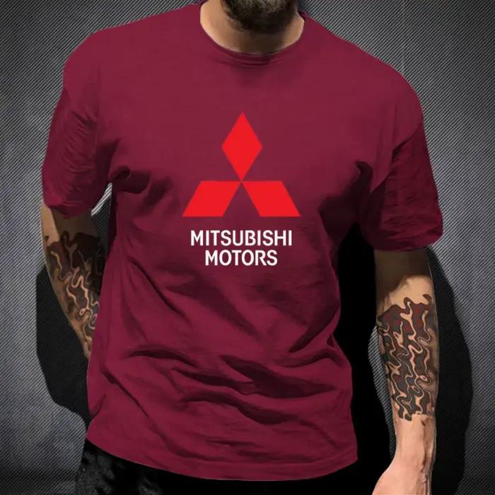 T-shirt imprimé avec le logo Mitsubishi Motors