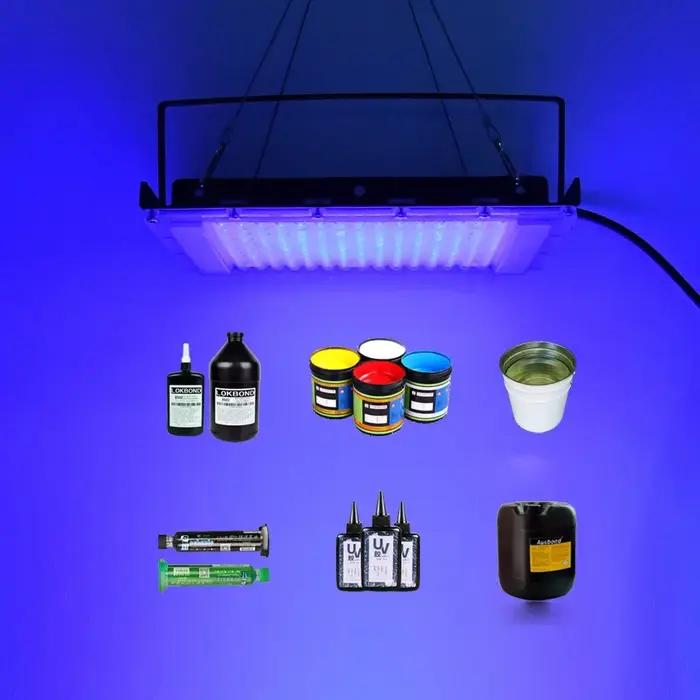220V 50W 300W LED lampe à polymérisation UV ultraviolette 395nm 365nm 405nm colle UV impression pulv