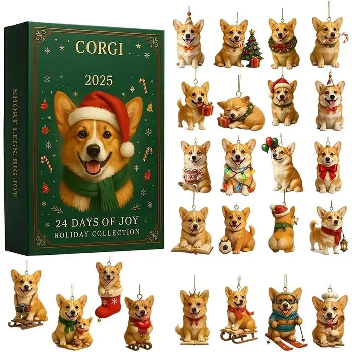 Calendrier de compte à rebours de noël pour chien