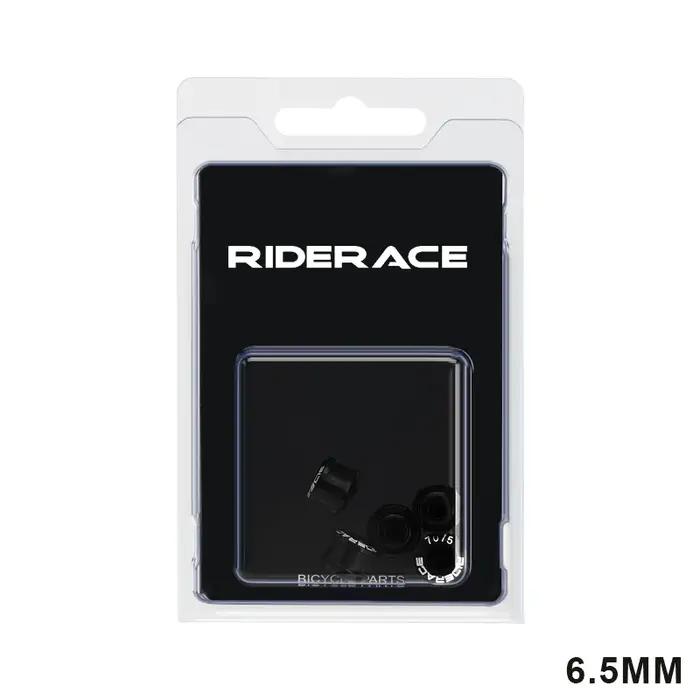 RIDERACE 5 pièces Double/simple plateau de vélo boulons CNC en alliage d'aluminium 7075 M8 6.5mm 8.5mm route vtt