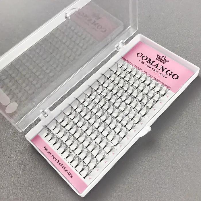 CoMango – ventilateurs préfabriqués à tige courte, plateau de Volume russe, fournitures d'extensions
