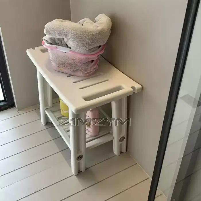 Tabouret de douche pliable et antidérapant pour femmes âgées et enceintes, banc de salle de bain, si