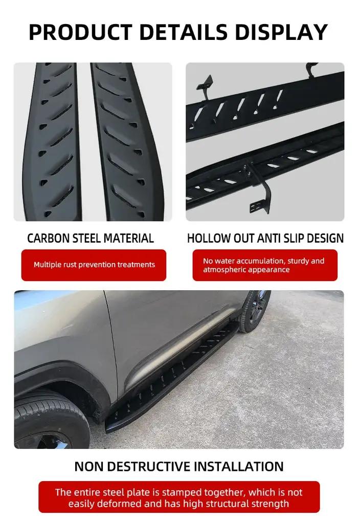 Pédale de véhicule tout-terrain automatique avec accessoire de support de marche latérale électrique